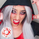 Halloween Trauma Weiße farbige Kontaktlinsen